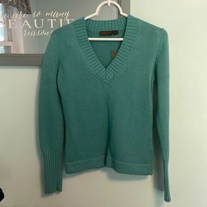 NWT Timberland V-neck sweater aqua blue size S